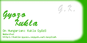 gyozo kukla business card